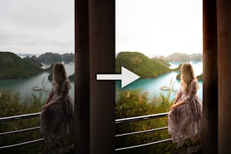 do photo retouching and portrait editing