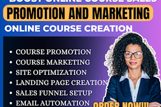 kajabi online course promotion, ebook udemy sales promotion course marketing