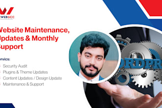 provide monthly wordpress website maintenance and updates