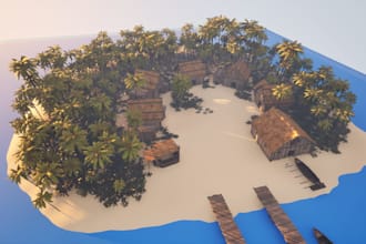 create a 3d environment for games