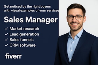 be your sales manager