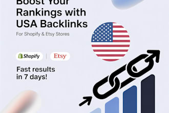 130 high da 90 backlinks for shopify, etsy store from top USA website for SEO