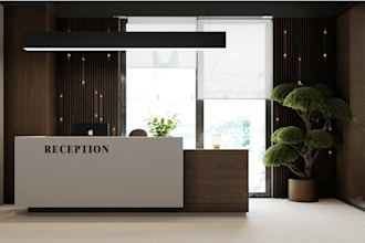3d corporate office interior,meeting room,coworking space,furniture layout,lobby