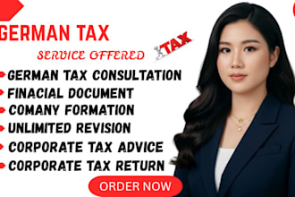 be your german tax advisor, lawyer, vat and corporate tax c