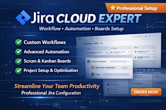 configure jira cloud workflows, automation, and boards for your team