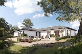 showcase 3d single family homes,farmhouse exterior,patio design,landscape render