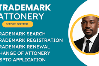 be your licensed uspto trademark attorney