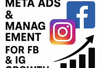 do professional meta ads management for fb and ig growth