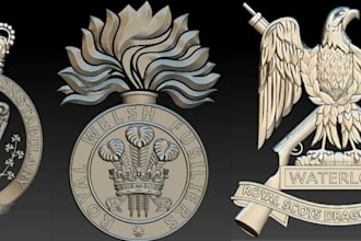 sculpt 3d printable relief,cnc engraved logo or emblems,wood carving,low relief