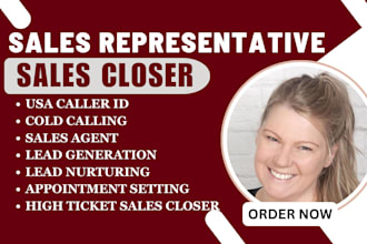 b2b lead generation, high ticket sales closer cold caller appointment setter VA