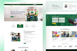 house, janitorial, commercial cleaning leads fb instagram ads marketing website