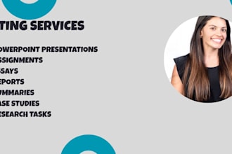 handle urgent tasks, essays, and powerpoint presentations