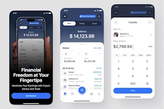 develop group contribution money saving app, finance app, budgeting app, neo ban