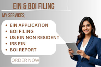 get ein and boi report for your US company nonn resident