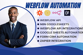 setup webflow automation webflow dynamic page  zapier make figma to webflow