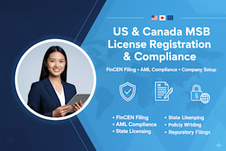 do US, canada msb license registration with fincen department