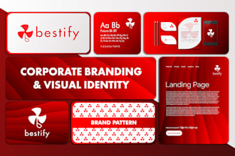 design corporate branding, visual identity and corporate identity