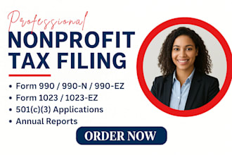 file nonprofit tax filing tax exemption form 990 990n 1023 501c3 annual report