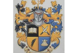 design heraldic style coat of arms logo