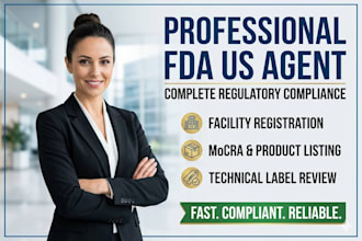 be your professional fda US agent for compliance