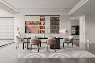 design luxury 3d interior renovation for bathroom, kitchen, bedroom, spa house