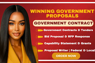 write winning government contract, bid proposal writing, tender, response to rfp