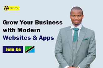 create a modern website with automated payments