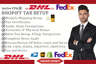 cpa setup shopify shipping,shopify tax setup,tax and duties,fix shopify shipping