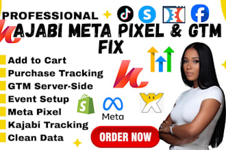 setup kajabi meta pixel, add to cart tracking and fix GTM server tracking issues