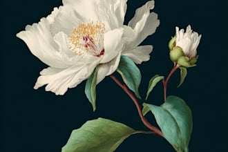draw realistic botanical art with precision