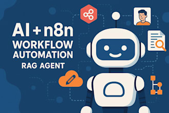 create ai rag agents and n8n workflow for your business