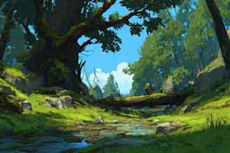 create breathtaking environmental concept art
