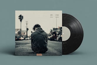 design music album cover , single or mixtape artwork