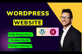 professional elementor wordpress website responsive