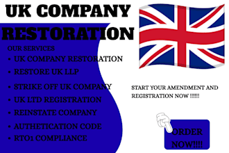 restore, reinstate, activate, register your UK ltd,  rto1 filing, cancel ltd,vat