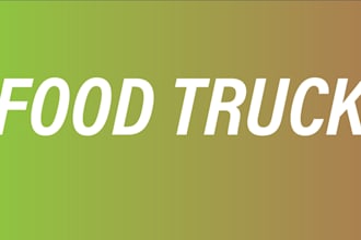 do food truck wrap design, partial food truck, vehicle wrap,food truck
