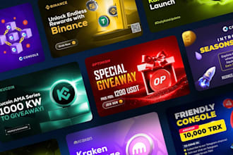 design professional banners for web3, games, ads, and app stores