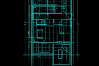 convert your sketch or PDF into a clean autocad floor plan