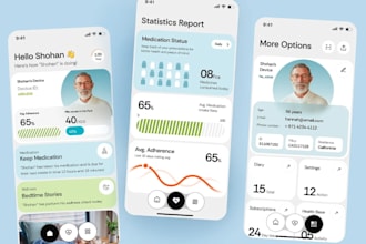 develop elderly care app, babysitting app, nanny finder app, home care service