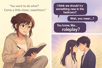 write nsfw fanfiction anime manga smut bdsm kinky furry erotic romance story