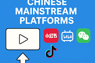 upload video to chinese mainstream platforms