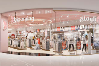 do 3d retail store design,cafe,restaurant interior, render retail,3d shop front