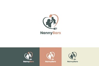 design childcare, education kids, and children logo