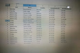 clean,format,merge, split excel data