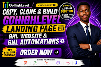copy clone go high level landing page expert gohighlevel website ghl automations