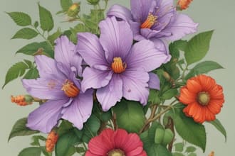 draw a botanical illustration