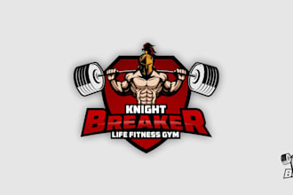 create a custom mascot and masculine logo for t shirt