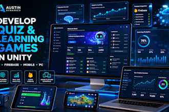 develop ai powered quiz and learning games in unity for mobile and PC