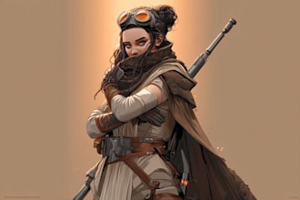 design your sci fi and star wars character