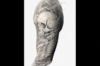 design professional creative tattoo design